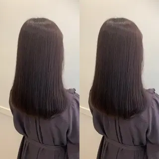 カラー 縮毛矯正/髪質改善 /レイヤー/韓国のヘアスタイル