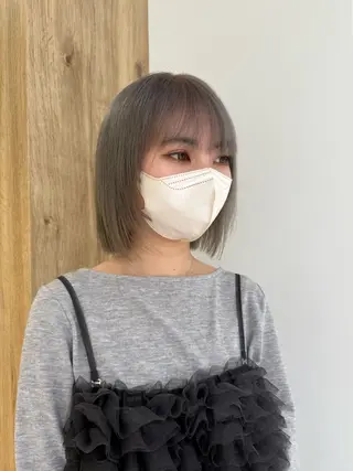 カラー マイ/カットモデル /暖色カラーのヘアスタイル