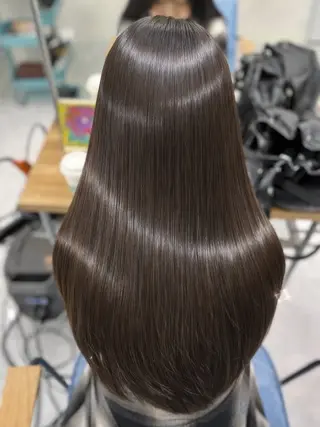 ロング カラー 有田 仁志のヘアスタイル