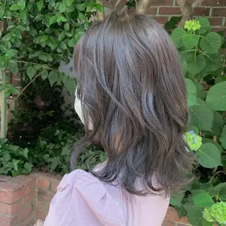 ミディアム カラー ayaka 大宮のヘアスタイル