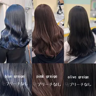 ロング カラー ヘアアレンジ Ryo横浜韓国ヘア/ 曲がる縮毛矯正特化のヘアスタイル