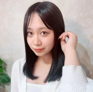 セミロング カラー 髪質改善/縮毛矯正 /naokiのヘアスタイル