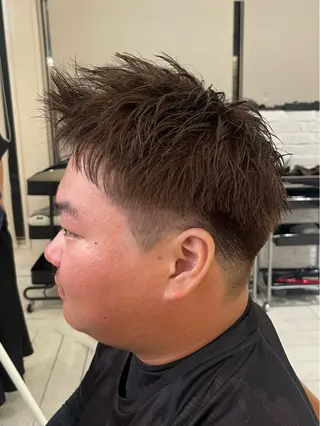 ショート メンズ BLUE       hair＆Life所属・メンズ特化 山崎  蓮のヘアスタイル