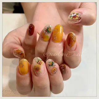 ネイル Beauty salon Ryu・ange所属・PEARL ROSE パールローズのネイルデザイン