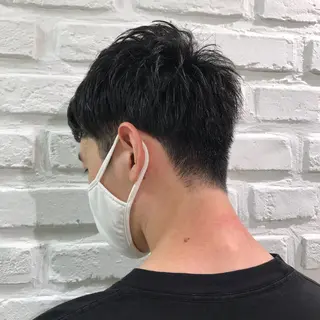 ショート メンズ 【暖色カラー特化】 中山由梨のヘアスタイル