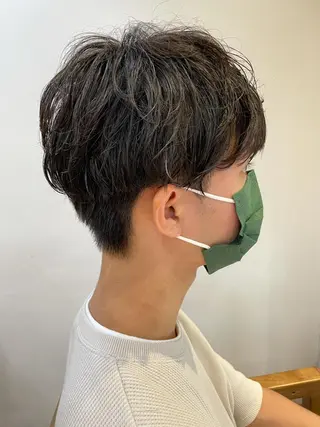 パーマ メンズ あずまぐち めぐみのヘアスタイル