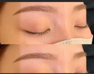 アイブロウ 束感まつ毛パーマ🎀 束感マツエク🪽のマツエク・マツパデザイン
