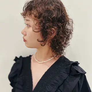 ミディアム ニュアンスヘア chinariのヘアスタイル