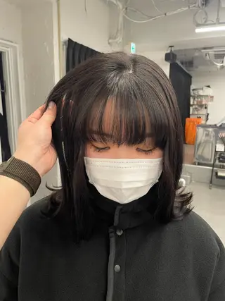 ミディアム カラー 愛結 暖色カラー🎀🩰のヘアスタイル