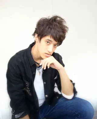 ショート パーマ メンズ カッサスパ はなのなのヘアスタイル