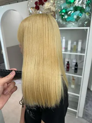 セミロング 🪞個室サロン/韓国 艶髪/keito🪞のヘアスタイル