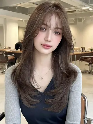 セミロング ♡ yuka♡のヘアスタイル