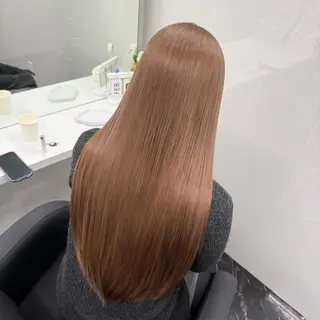 セミロング カラー ハイトーン/ 髪質改善/上質艶髪のヘアスタイル