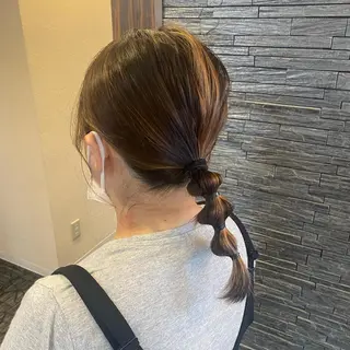 セミロング 加藤 実穂のヘアスタイル