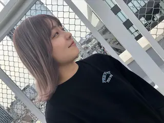 ミディアム カラー 韓国風レイヤーカット 松葉翔のヘアスタイル