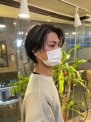 カラー メンズ 韓国ヘア🫧艶カラー 🫧髪質改善/オオヤのヘアスタイル