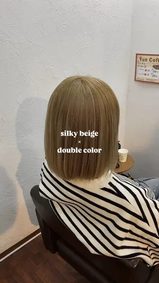 ミディアム カラー Fun +所属・👑カラーリスト👑 /石塚恒太郎のヘアスタイル