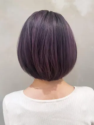 ミディアム パーマ カラー ヘアアレンジ ITbyALBUM 松戸のヘアスタイル