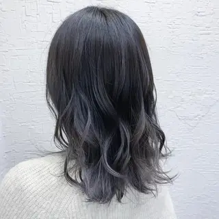 セミロング カラー 🥇近藤 恭輔🥇 Recharme新保のヘアスタイル