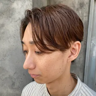 ショート メンズ 透明感カラー🌿 ｛door｝髙橋輝のヘアスタイル