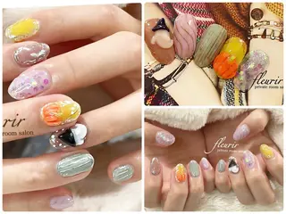ネイル フルリール 【プライベートサロンのネイルデザイン