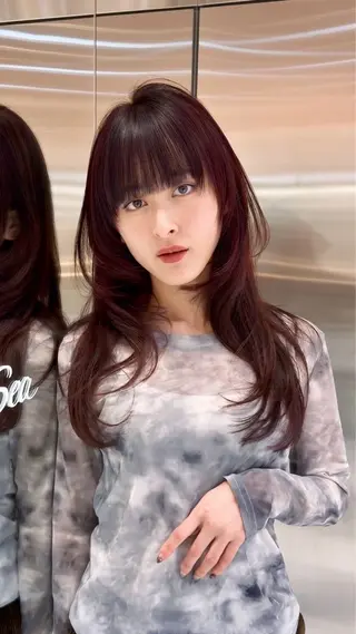 ロング 新宿/髪質改善/暖色 カラー/shiyuのヘアスタイル