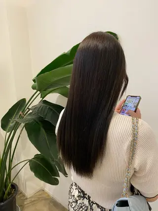 ロング カラー 藤野 凪沙のヘアスタイル