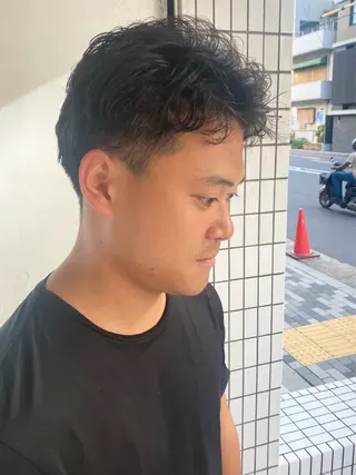 ショート パーマ 千壽 ちよのヘアスタイル