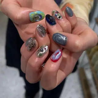 ネイル 個性派ネイル シノのネイルデザイン