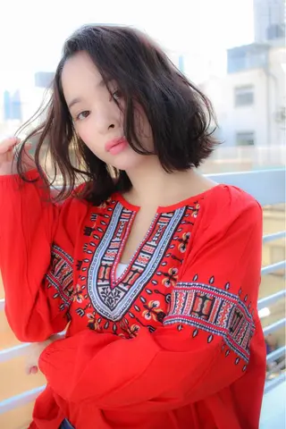 ミディアム パーマ 髪質改善縮毛矯正✨ ナリタユウヤのヘアスタイル