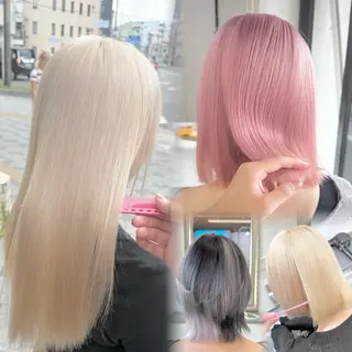 カラー ブリーチ特化美容室 ☆selene☆のヘアスタイル