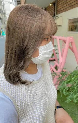 カラー newi梅田🫧韓国 ヘア🫧sakiのヘアスタイル