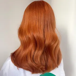 セミロング カラー 🎀ミルクティー/暖 色×レイヤー/マリアのヘアスタイル