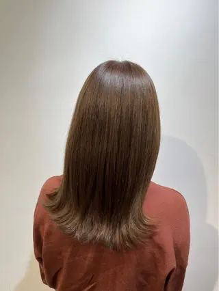 セミロング カラー fifth 丸山太誠のヘアスタイル