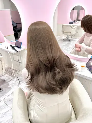 ロング 韓国/縮毛矯正/ カンタのヘアスタイル