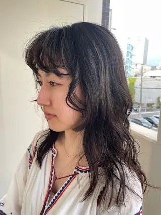 ロング パーマ Toiro 横浜所属・🎀レイヤー/パーマ カラー/ai🎀のヘアスタイル