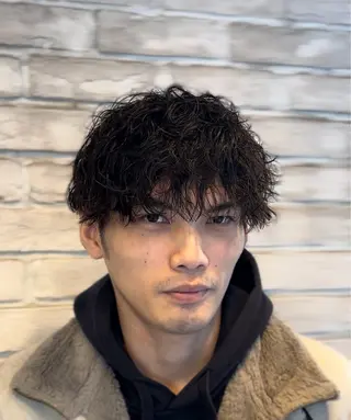 パーマ メンズ カット/カラー/ パーマ/マサトのヘアスタイル