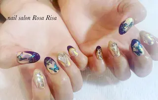 ミディアム ネイル ネイルスタジオ シェイクユアハンズのネイルデザイン