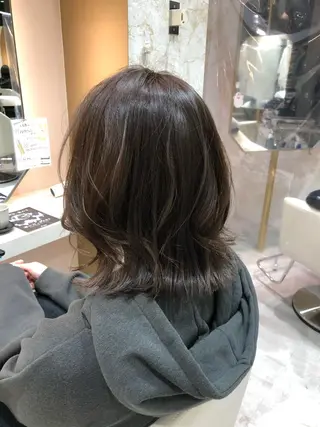ミディアム La fith hair rond 立川店所属・kyosuke 透明感カラーのヘアスタイル