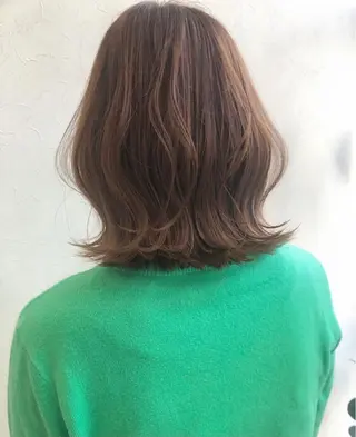 ミディアム カラー nakahara madokaのヘアスタイル