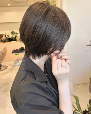 ショート 💛🤍U too e’s 鎌倉🧸のヘアスタイル