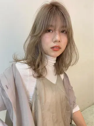 ミディアム sea所属・suu 名古屋美容師/八事のヘアスタイル