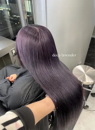 ロング カラー ヘアアレンジ ハイトーン/透明感 髪質改善/rinaのヘアスタイル