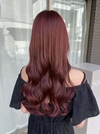 ロング カラー グレージュ/透明感/ 韓国ヘア/RISAのヘアスタイル
