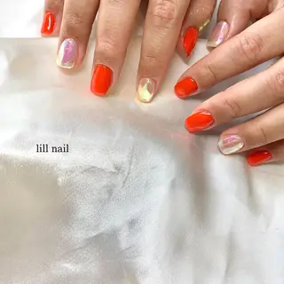 ミディアム pllia beautyのネイルデザイン