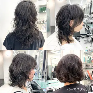 セミロング パーマ 無料カットモデル募集 /　 Juanのヘアスタイル