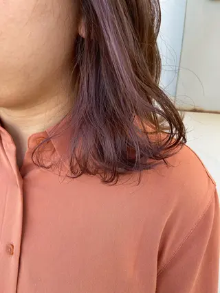 ミディアム カラー Hair Musee   柱店所属・topstylist 吉住 早織のヘアスタイル