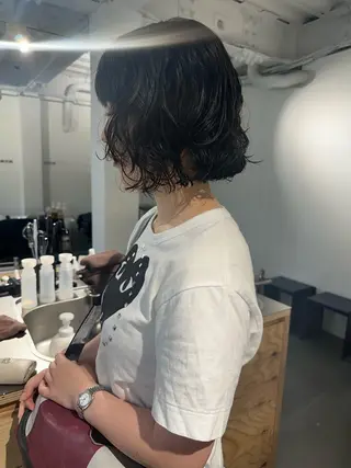 ミディアム パーマ お悩み解決パーマ hana🩰のヘアスタイル