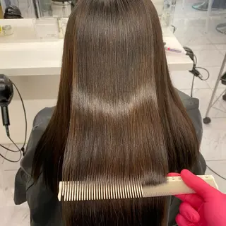 ロング ヘアアレンジ 透明感×韓流ハイ トーン🫧RYUTAのヘアスタイル