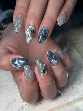 ネイル 長さ出し専門 nynaのネイルデザイン